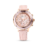 Resim Octea lux chrono Saat, İsviçre Üretimi, Deri kayış, Pembe, Pembe altın rengi yüzey