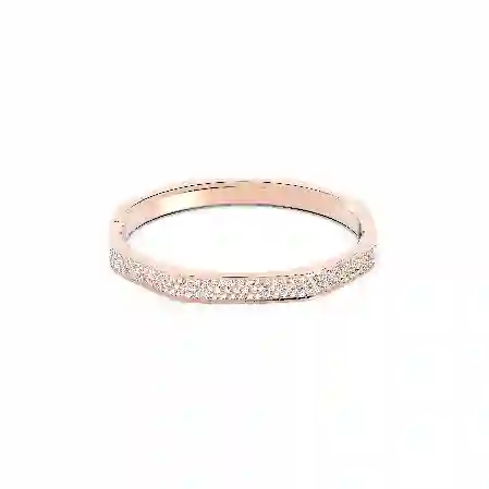 Resim Dextera Bileklik, Sekizgen şekil, Beyaz, Pembe altın rengi kaplama