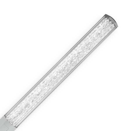 Resim Crystalline Tükenmez Kalem, Sekizgen şekil, Gümüş Rengi, Krom Kaplama