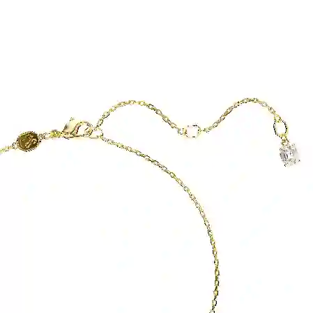 Resim Una Angelic Kolye, Yuvarlak kesim, Pavé, Yeşil, Altın rengi kaplama