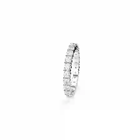 Resim Matrix Vittore Yüzük, Yuvarlak kesim, Beyaz, Gümüş renkli yüzey