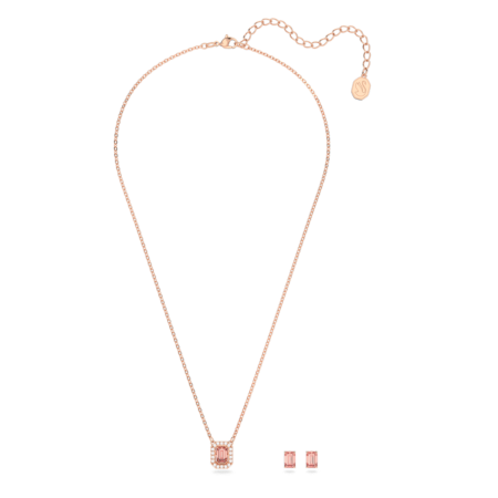 Resim Millenia Set, Sekizgen kesim, Pembe, Pembe altın rengi kaplama