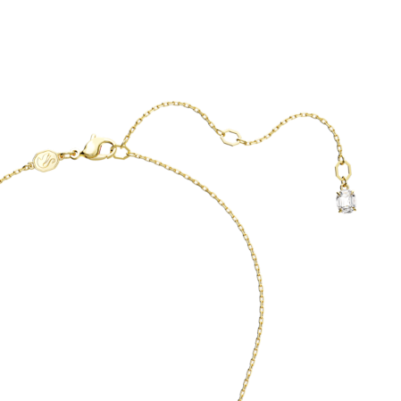 Resim Matrix Kolye, Dikdörtgen kesim, Yeşil, Altın rengi kaplama