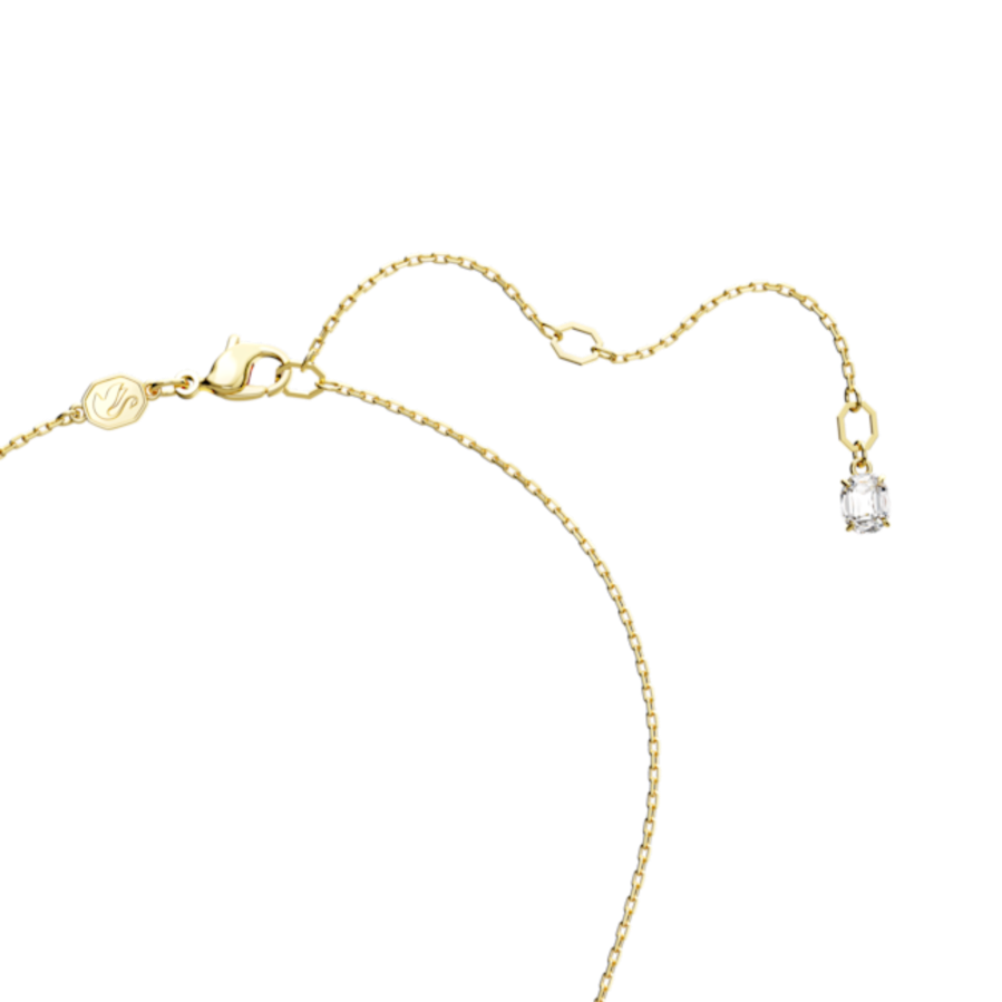 Resim Matrix Kolye, Dikdörtgen kesim, Yeşil, Altın rengi kaplama