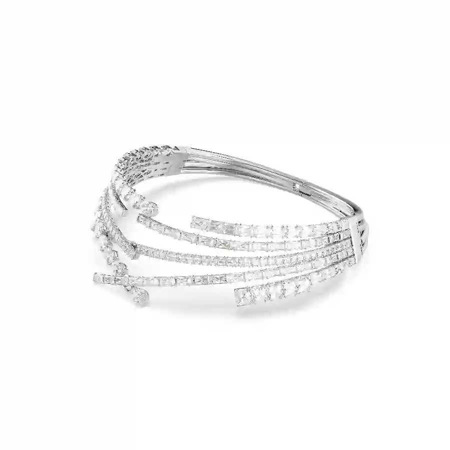 Resim Matrix Gerdanlık, Karışık kesimler, Beyaz, Rodyum kaplama