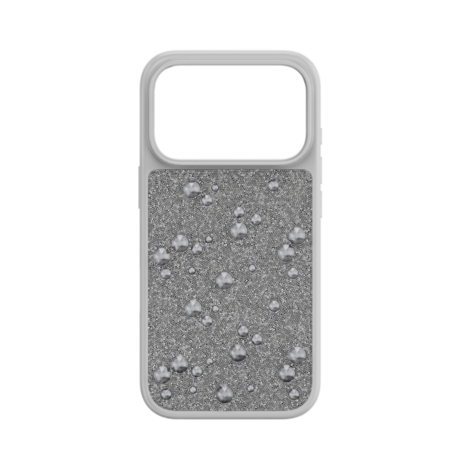 Resim High Akıllı Telefon Kılıfı, Flat Back kristaller, iPhone® 17 Pro, Gümüş Rengi