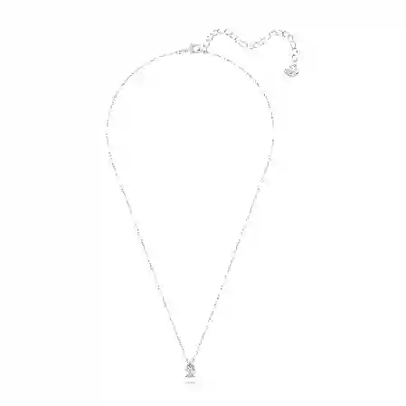 Resim Stilla Attract Kolye, Beyaz, Rodyum kaplama