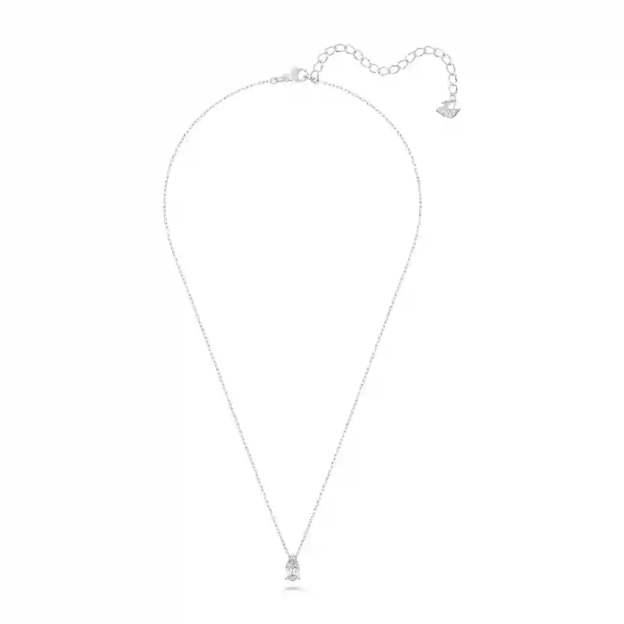 Resim Stilla Attract Kolye, Beyaz, Rodyum kaplama