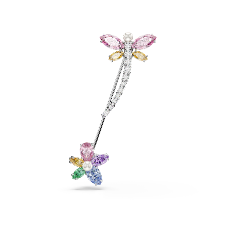 Resim Ariana Grande x Swarovski Broş, Karışık kesimler, Yusufçuk, Çok renkli, Rodyum kaplama