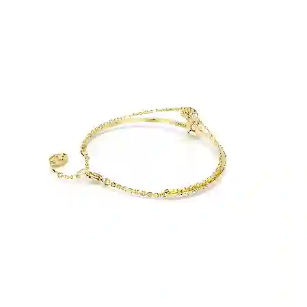 Resim Chroma Bileklik, Kalp, Kırmızı, Altın rengi kaplama