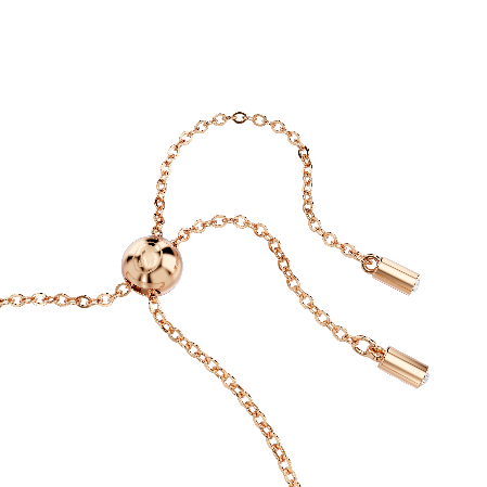 Resim Matrix Tennis bileklik, Karışık kesimler, Beyaz, Pembe altın rengi kaplama