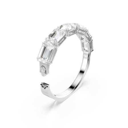 Resim Millenia Bileklik, Sekizgen kesim, Beyaz, Rodyum kaplama