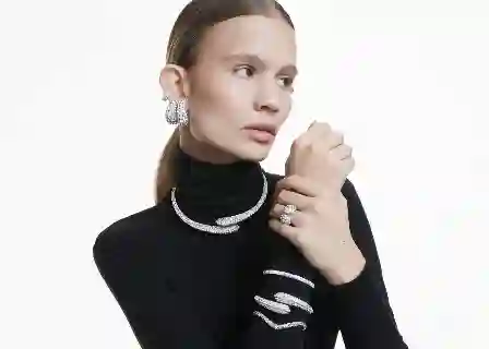 Resim Sublima Kelepçe, Kristal inci, Yuvarlak kesim, Beyaz, Rodyum kaplama