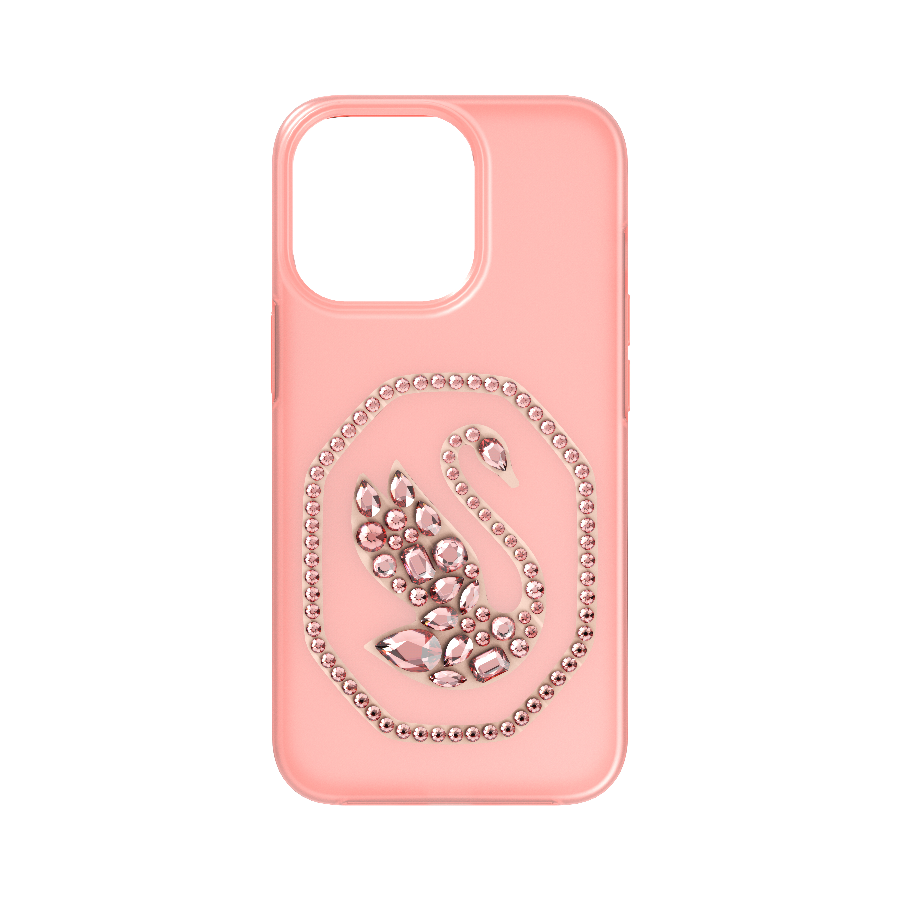 Resim Akıllı Telefon Kılıfı, Kuğu, iPhone® 13, Uçuk pembe