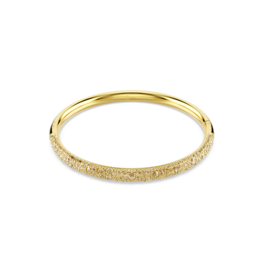 Resim Sublima Bileklik, Kar pavé, Beyaz, Altın rengi kaplama