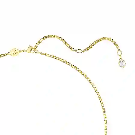 Resim Gema Kolye ve broş, Sarı, Altın rengi kaplama