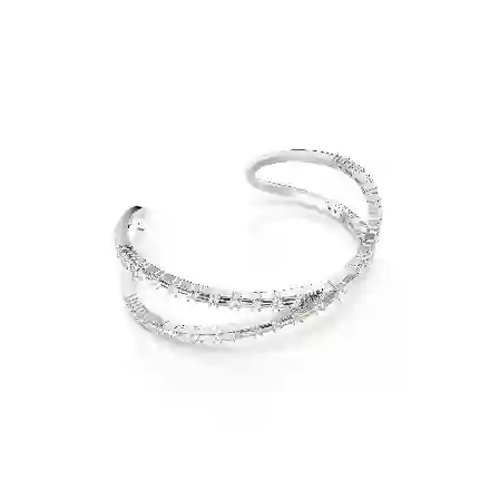 Resim Hyperbola Kelepçe, Infinity, Beyaz, Rodyum kaplama