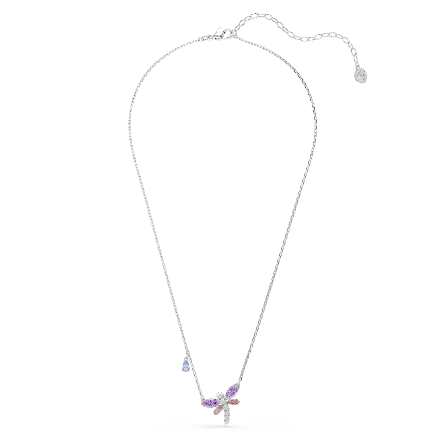 Resim Ariana Grande x Swarovski Kolye, Karışık kesimler, Yusufçuk, Çok renkli, Rodyum kaplama