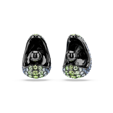 Resim Sublima damla küpeler, Yuvarlak kesim, Küçük, Çok renkli, Rutenyum kaplama