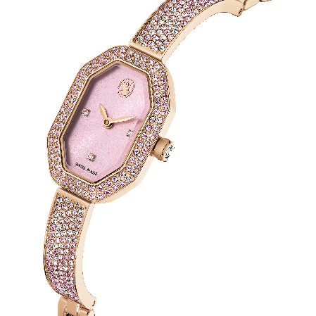 Resim Dextera Halka bileklik saat, İsviçre Üretimi, Pembe, Pembe altın rengi kaplama