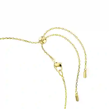 Resim Idyllia Kolye, Kristal inci, Karışık kesimler, Çiçek, Çok renkli, Altın rengi kaplama