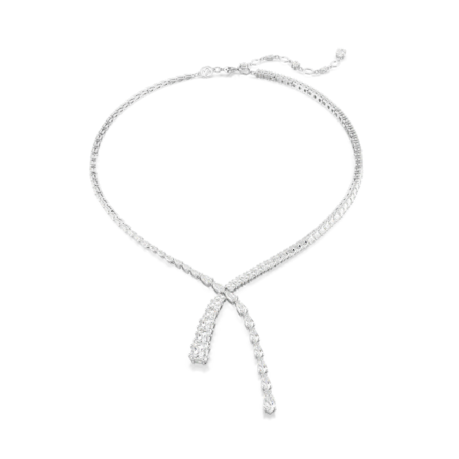 Resim Matrix Y-Kolye, Karışık kesimler, Beyaz, Rodyum kaplama