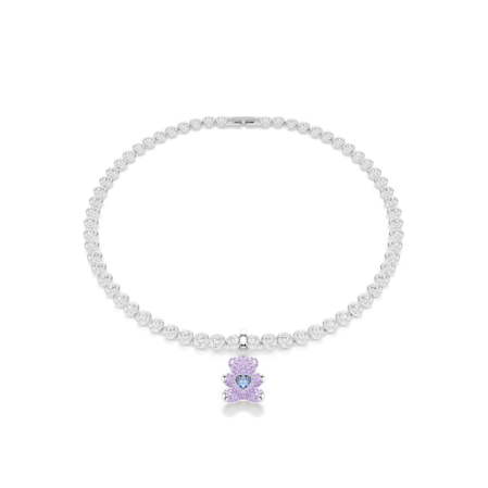 Resim Idyllia Charm, Karışık kesimler, Ayıcık, Mor, Rodyum kaplama