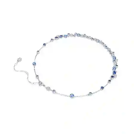 Resim Constella Kolye, Karışık kesimler, Mavi, Rodyum kaplama