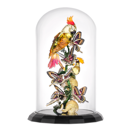 Resim Idyllia Kuşlar ve Kelebekler Cam Fanus