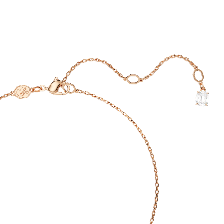 Resim Mesmera Set, Armut kesim, Sekizgen kesim, Beyaz, Pembe altın rengi kaplama