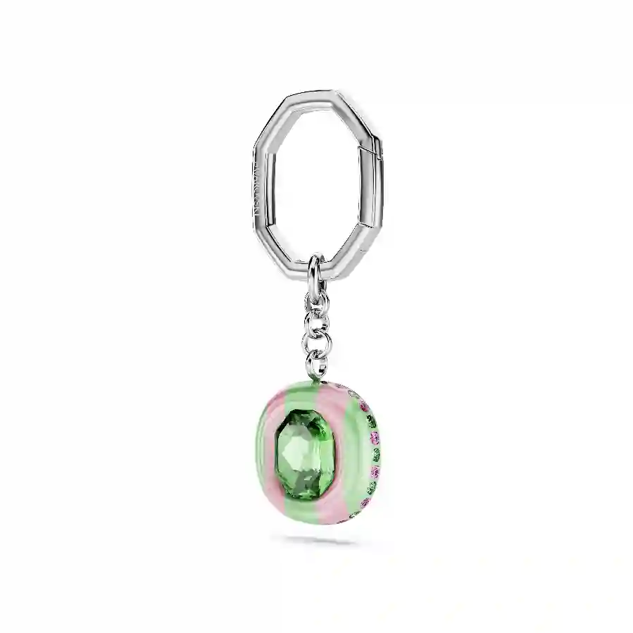 Resim Dulcis Anahtarlık, Sekizgen kesim, Çok renkli, Rodyum kaplama