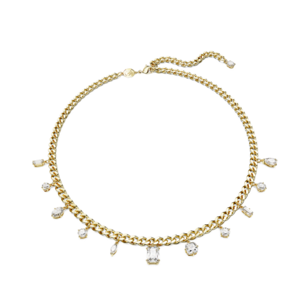 Resim Dextera Kolye, Beyaz, Altın rengi kaplama