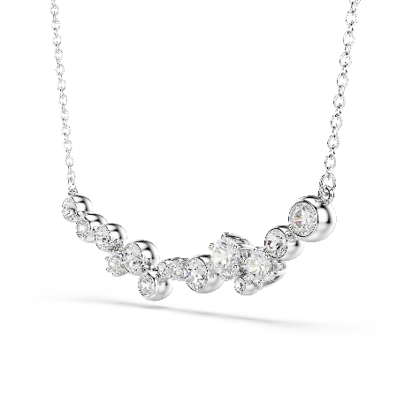 Resim Constella Kolye, Karışık kesimler, Beyaz, Rodyum kaplama