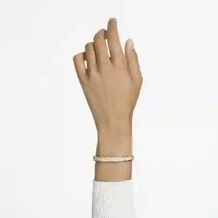 Resim Dextera Bileklik, Sekizgen şekil, Beyaz, Altın rengi kaplama