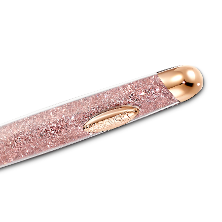 Resim Crystalline Tükenmez Kalem, Rose Altın tonu, Pembe altın rengi kaplama