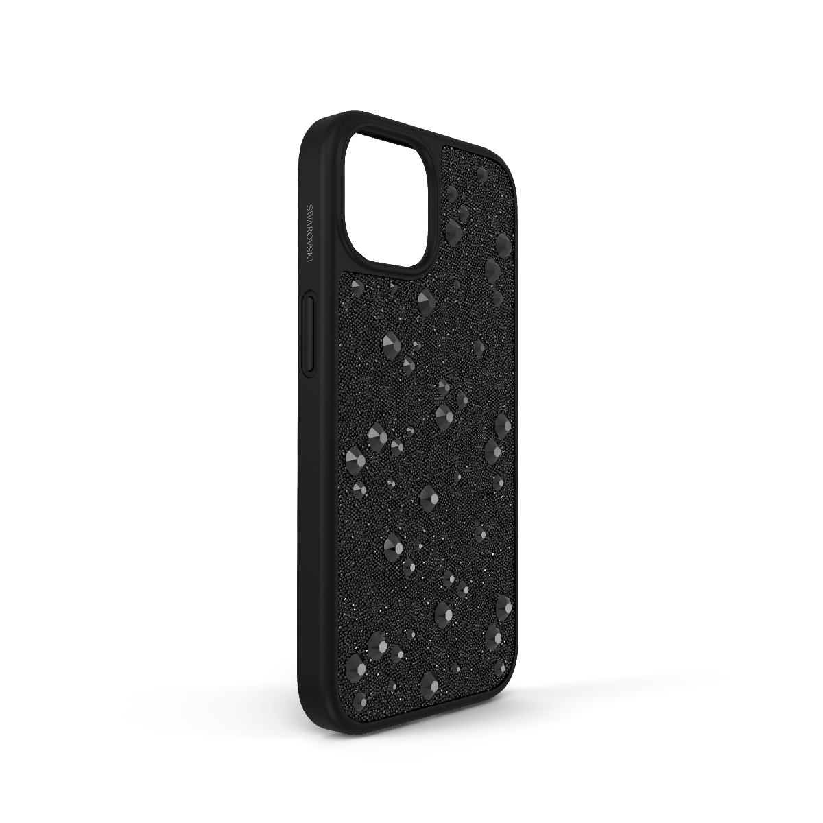 Resim High Akıllı Telefon Kılıfı, Flat Back kristaller, iPhone® 15, Siyah