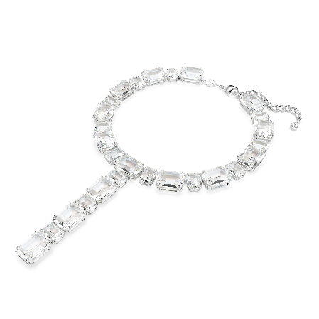 Resim Millenia Kolye, Karışık kesimler, Beyaz, Rodyum kaplama