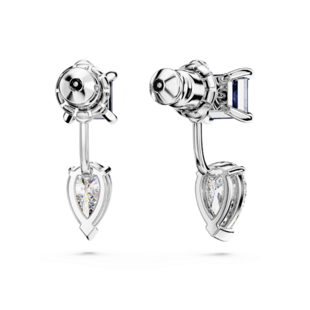 Resim Mesmera küpe gömlekleri, Karışık kesim, Çıkarılabilir, Mavi, Rodyum kaplama