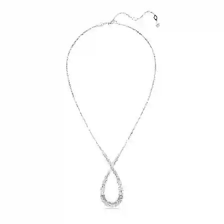 Resim Hyperbola Kolye, Karışık kesimler, Infinity, Beyaz, Rodyum kaplama