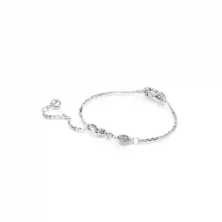 Resim Hyperbola Bileklik, Infinity, Beyaz, Rodyum kaplama