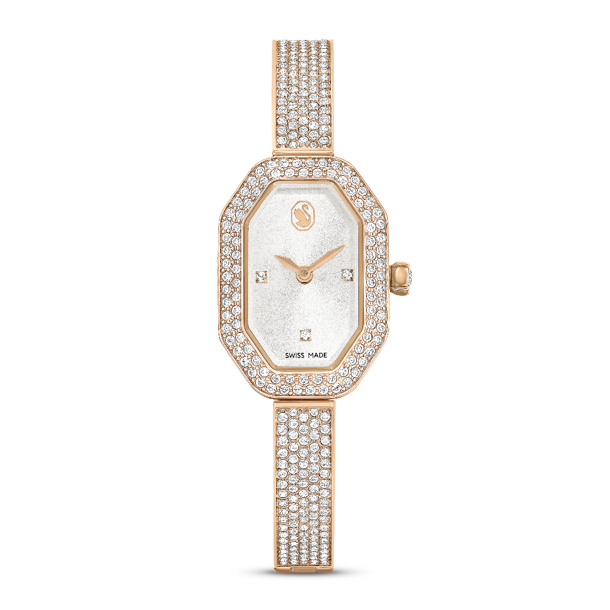 Resim Dextera Bangle Saat, İsviçre Üretimi, Metal bileklik, Rose Altın tonu, Pembe altın rengi yüzey