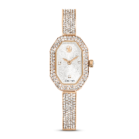 Resim Dextera Bangle Saat, İsviçre Üretimi, Metal bileklik, Rose Altın tonu, Pembe altın rengi yüzey