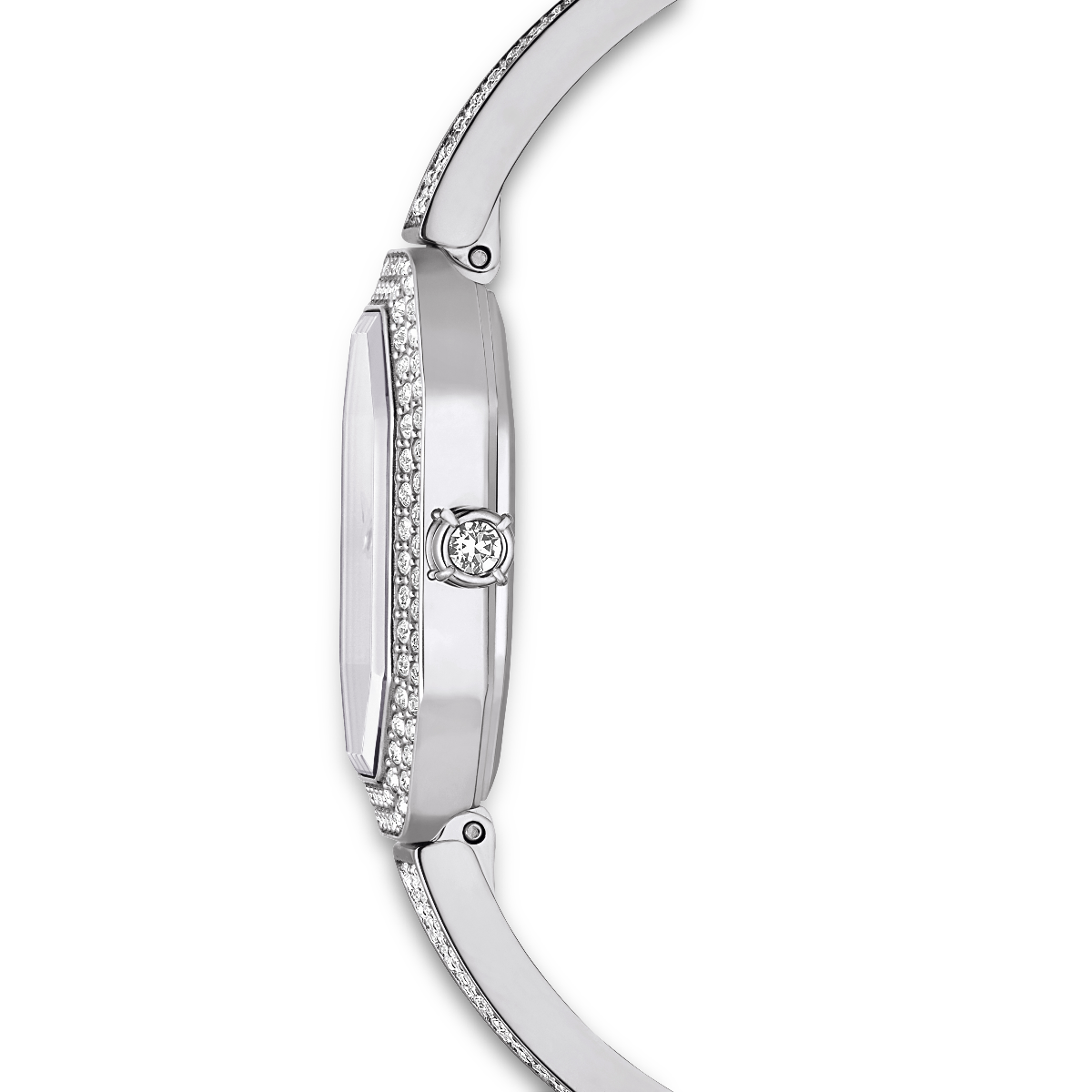 Resim Dextera Bangle Saat, İsviçre Üretimi, Metal bileklik, Gümüş Rengi, Paslanmaz çelik