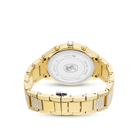 Resim Dextera lux Saat, İsviçre Üretimi, Metal bileklik, Altın Rengi, Altın rengi yüzey