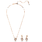 Resim Dragon & Phoenix Set, Ejderha pençesi, Beyaz, Pembe altın rengi kaplama