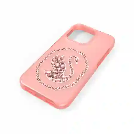 Resim Akıllı Telefon Kılıfı, Kuğu, iPhone® 13, Uçuk pembe