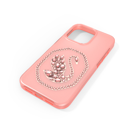Resim Akıllı Telefon Kılıfı, Kuğu, iPhone® 13, Uçuk pembe