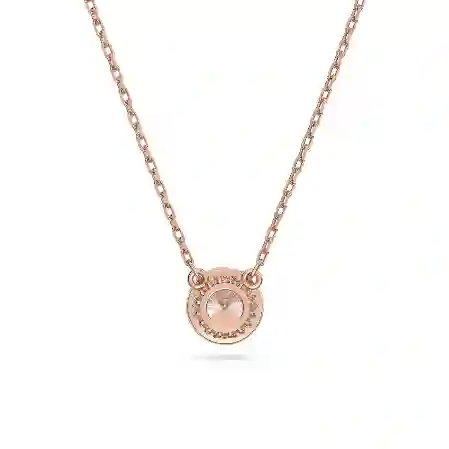 Resim Constella Kolye, Yuvarlak kesim, Pavé, Beyaz, Pembe altın rengi kaplama