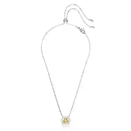 Resim Idyllia Kolye, Çiçek, Sarı, Rodyum kaplama