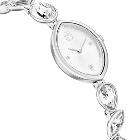 Resim Gema Saat, Kristal bileklik, Gümüş Rengi, Paslanmaz çelik